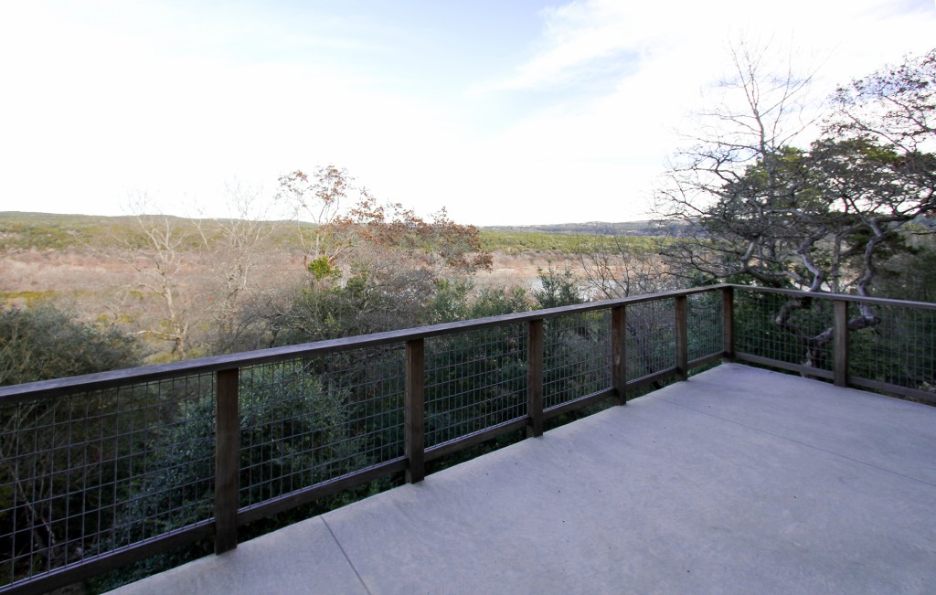 View of river valley from our Westlake Eanes ISD home for rent. 