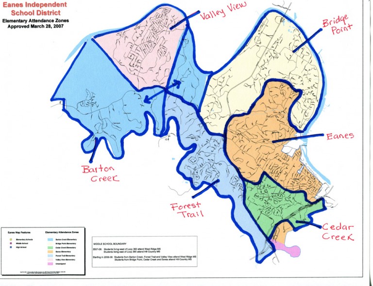 Eanes School District Map | Eanes ISD | Westlake Area