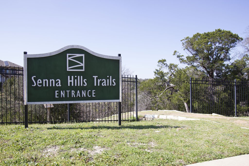 Senna Hills Neighborhood in Eanes ISD - Westlake area - Walking Trails Entrance