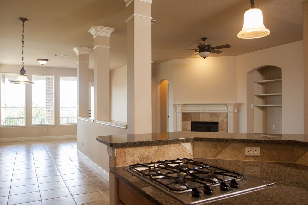 View of breakfast area with windows and tile floors in 6218 River Place Blvd.