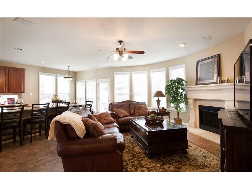Twin Creeks Home - Central family room view 
