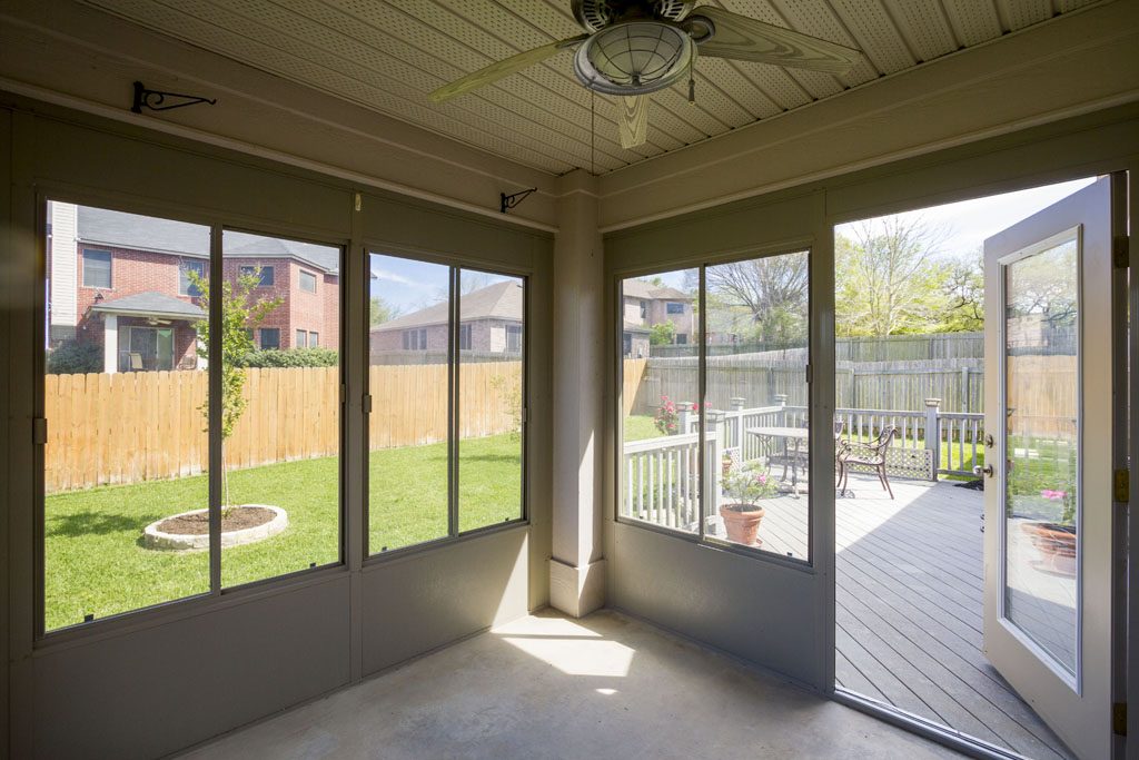 Hillcrest neighborhood home with useful screened porch for enjoying semi private outdoor time.